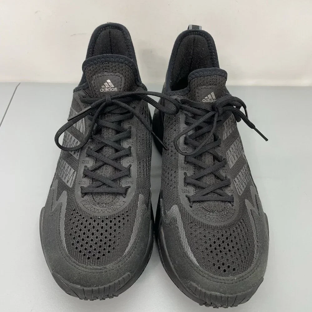 Adidas Mahomes Impact FLX Training Shoes Sneakers Athletic Triple Black Mens 11
